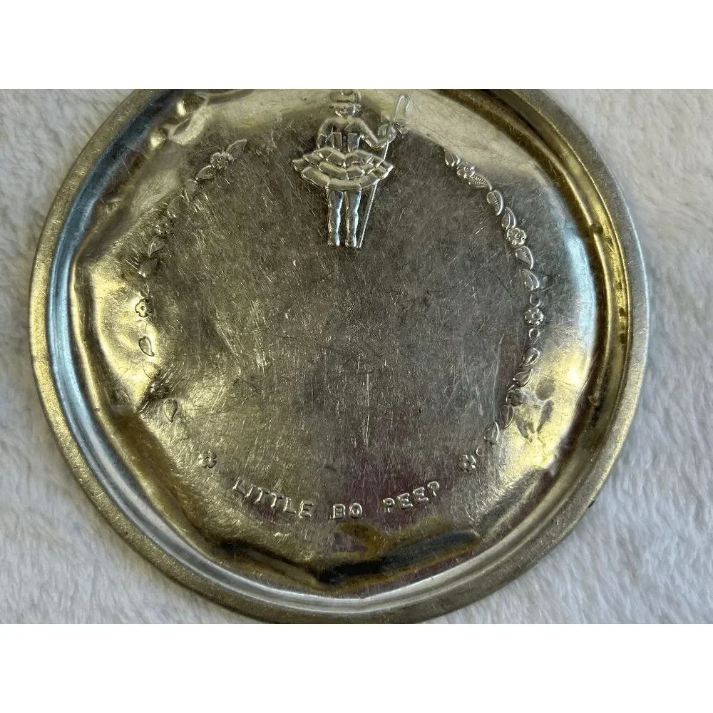 Child's Vintage Metal Pots & Pans Play Miniature Dish Set Plates, Pots, Pans